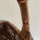 Panier osier marron