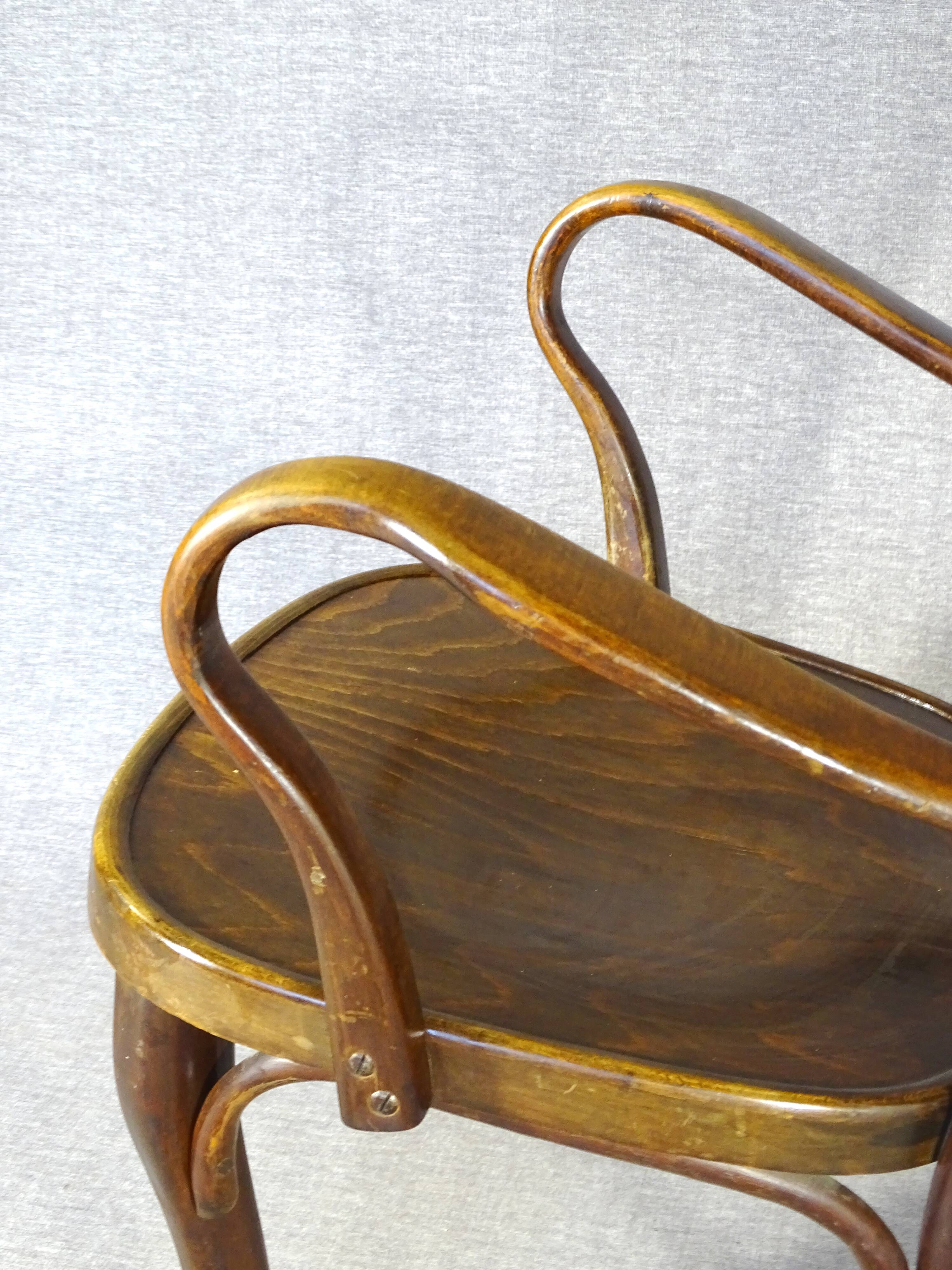 Fauteuil Thonet N° A752 Art déco, par Josef Frank 1932