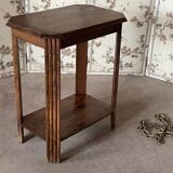 Console Art Déco en chêne – époque 1920-1930