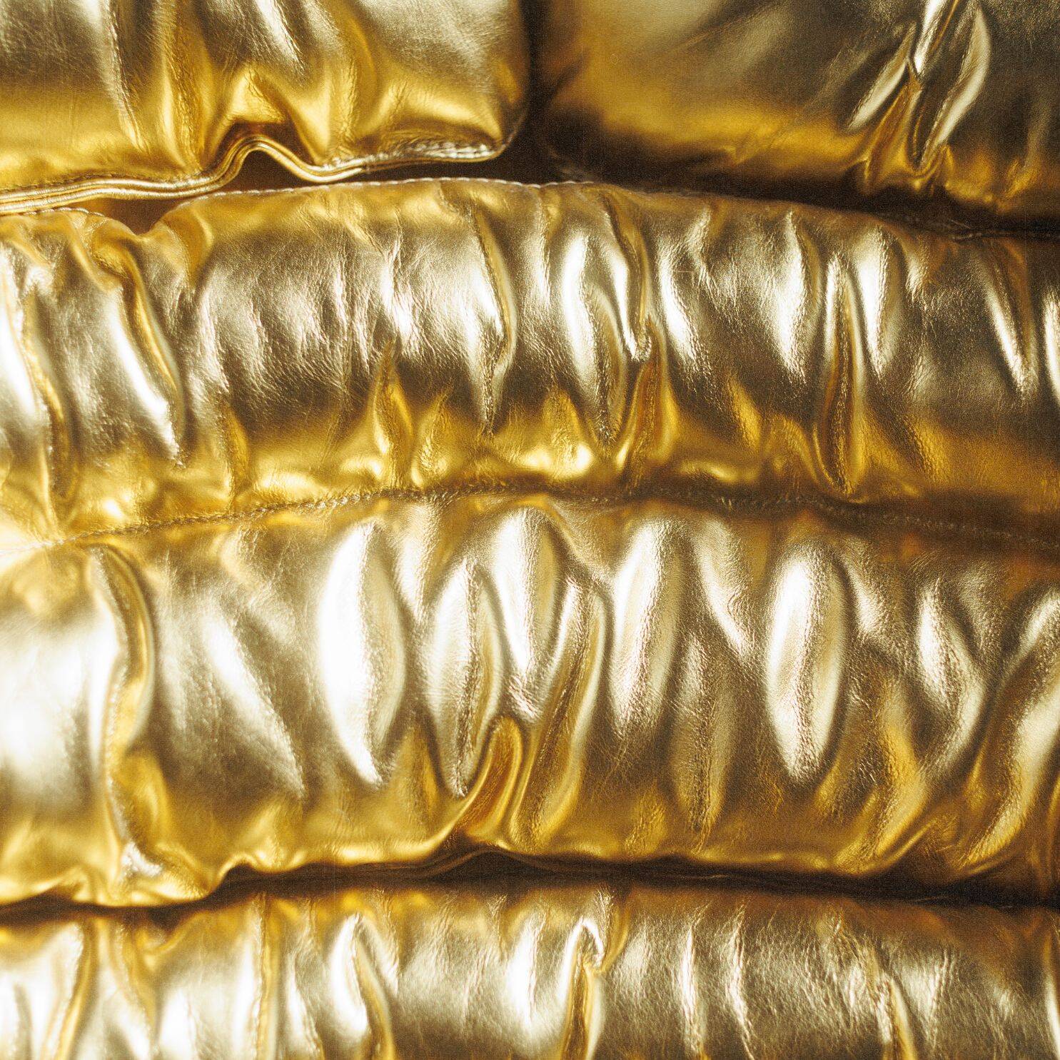 Limited Edition Golden Elda Chair by Joe Colombo for Longhi Italy no. 8/20