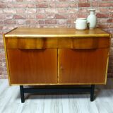 Refurbished neat retro chest of drawers, vintage, Poland, 60s