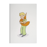 Antoine de Saint-Exupéry: The Little Prince cuddles the Fox - Lithograph
