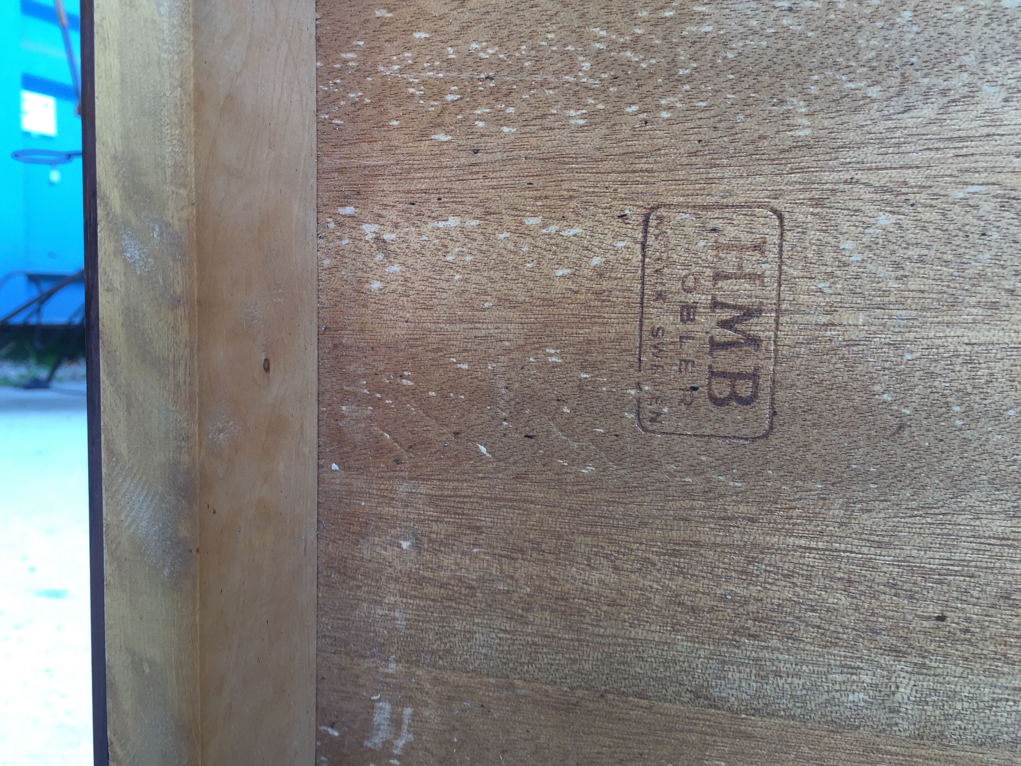 Danish coffee table signed by M-bler