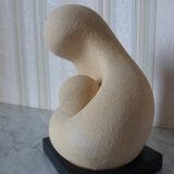 Modern sculpture representing motherhood