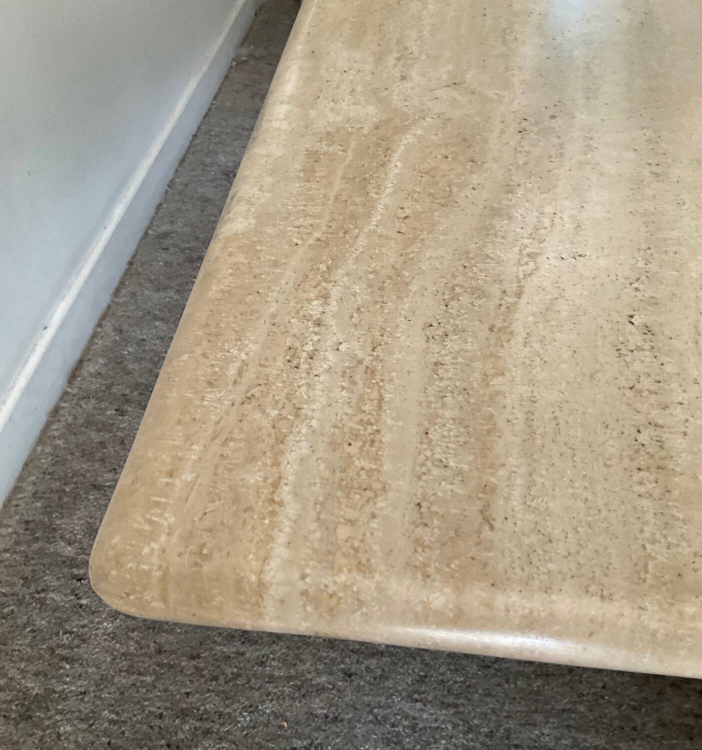 70s Travertine Coffee Table