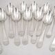 Ercuis Neo-Gothic style, 38-piece cutlery set in silver-plated metal, excellent condition.