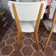(Lot) 4 pastel multi-colored chairs (Monobloc)