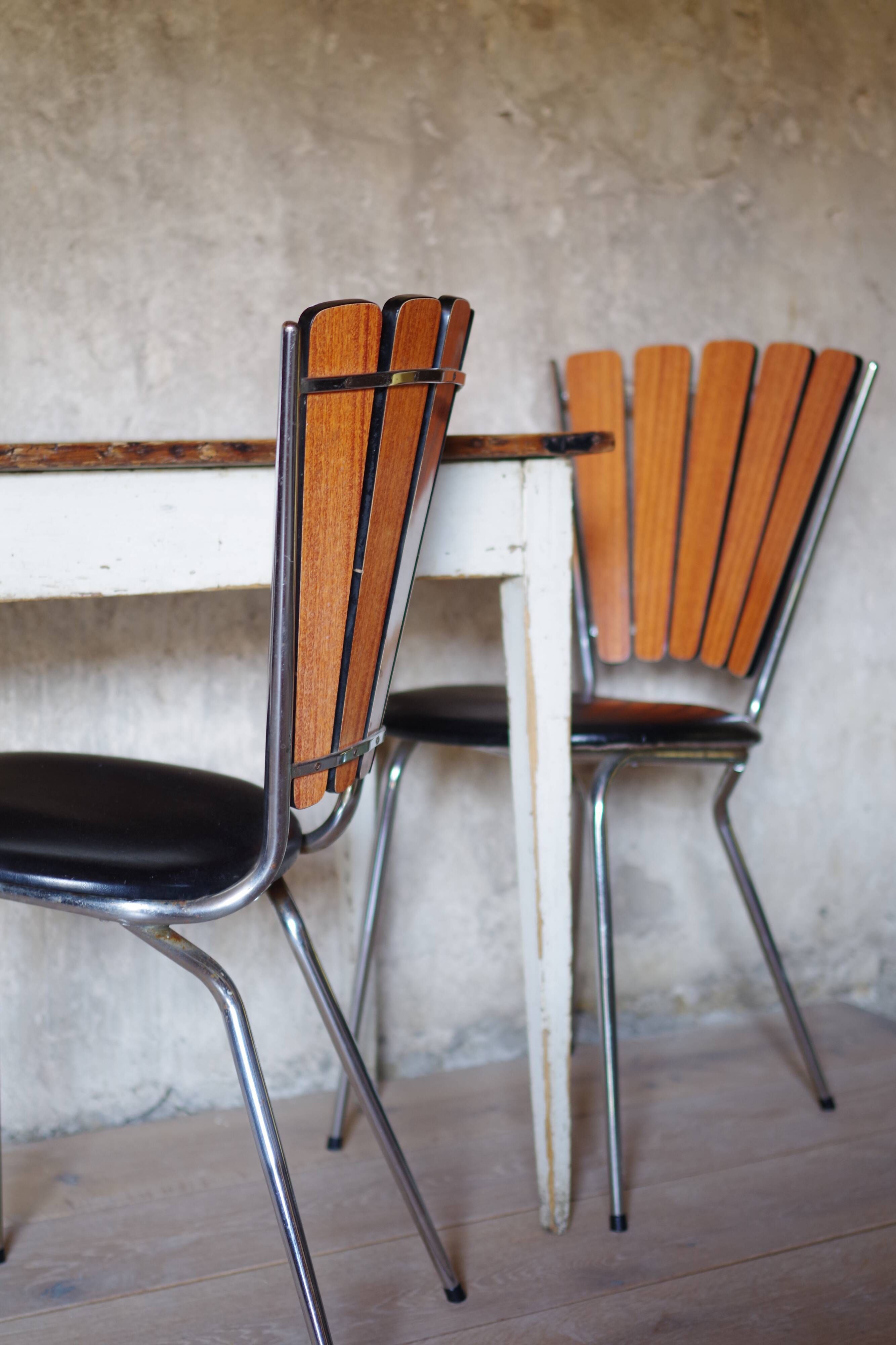 Set of 3 chairs 1970