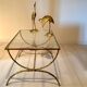Bronze and glass coffee table, 1960s
