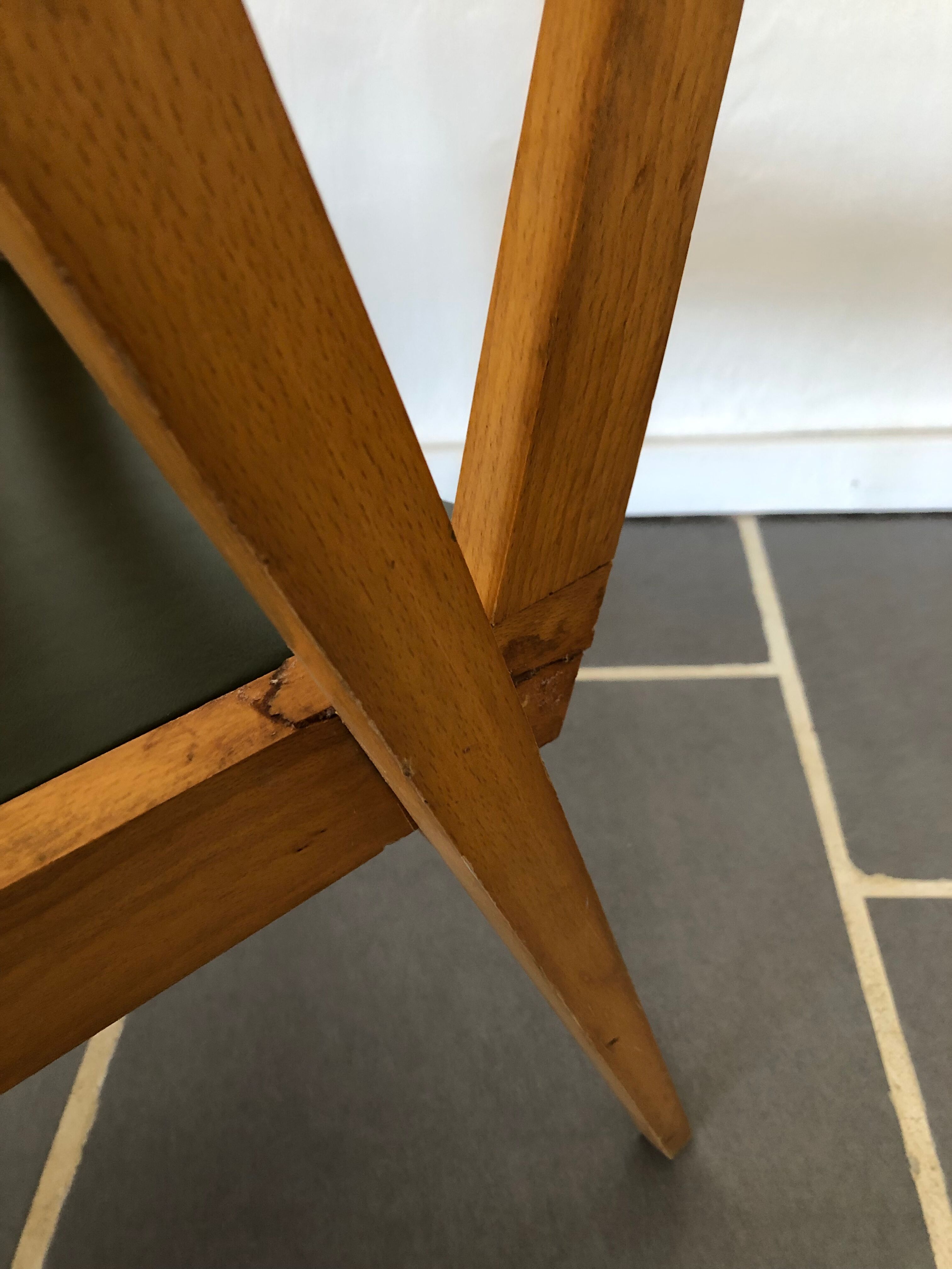 Vintage 50s bridge armchair