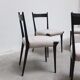 Rare set of 6 'S11' dining chairs by Alfred Hendrickx for Belform, 1950s