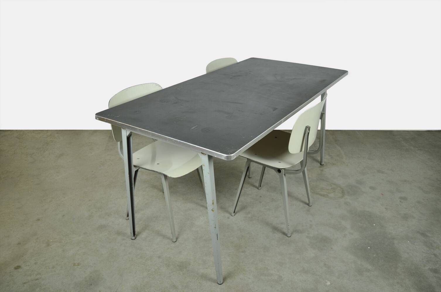 Industrial Reform dining table or desk by Friso Kramer for Ahrend de Circel, 1960s Netherlands