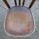 Paire de chaises bistrot Baumann 1955 assise bois