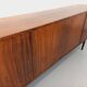 Vintage Scandinavian enfilade by Danish designer Arne Vodder in rosewood.