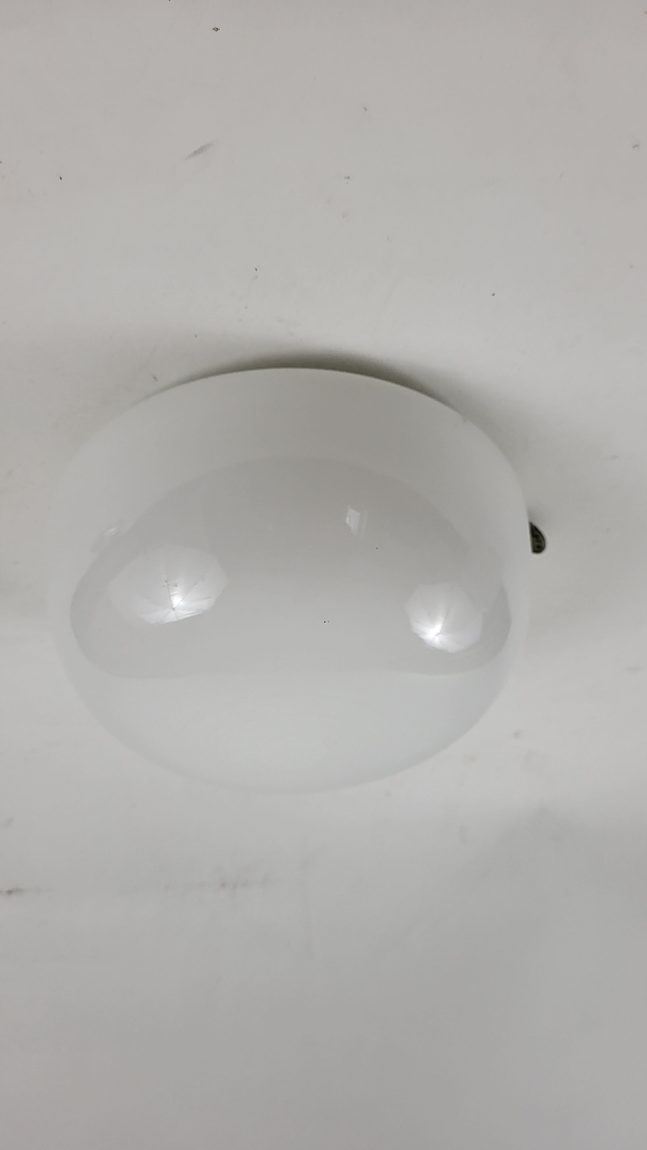 White opaline ceiling lamp