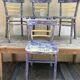 Set of 4 chairs bistro 70s vintage