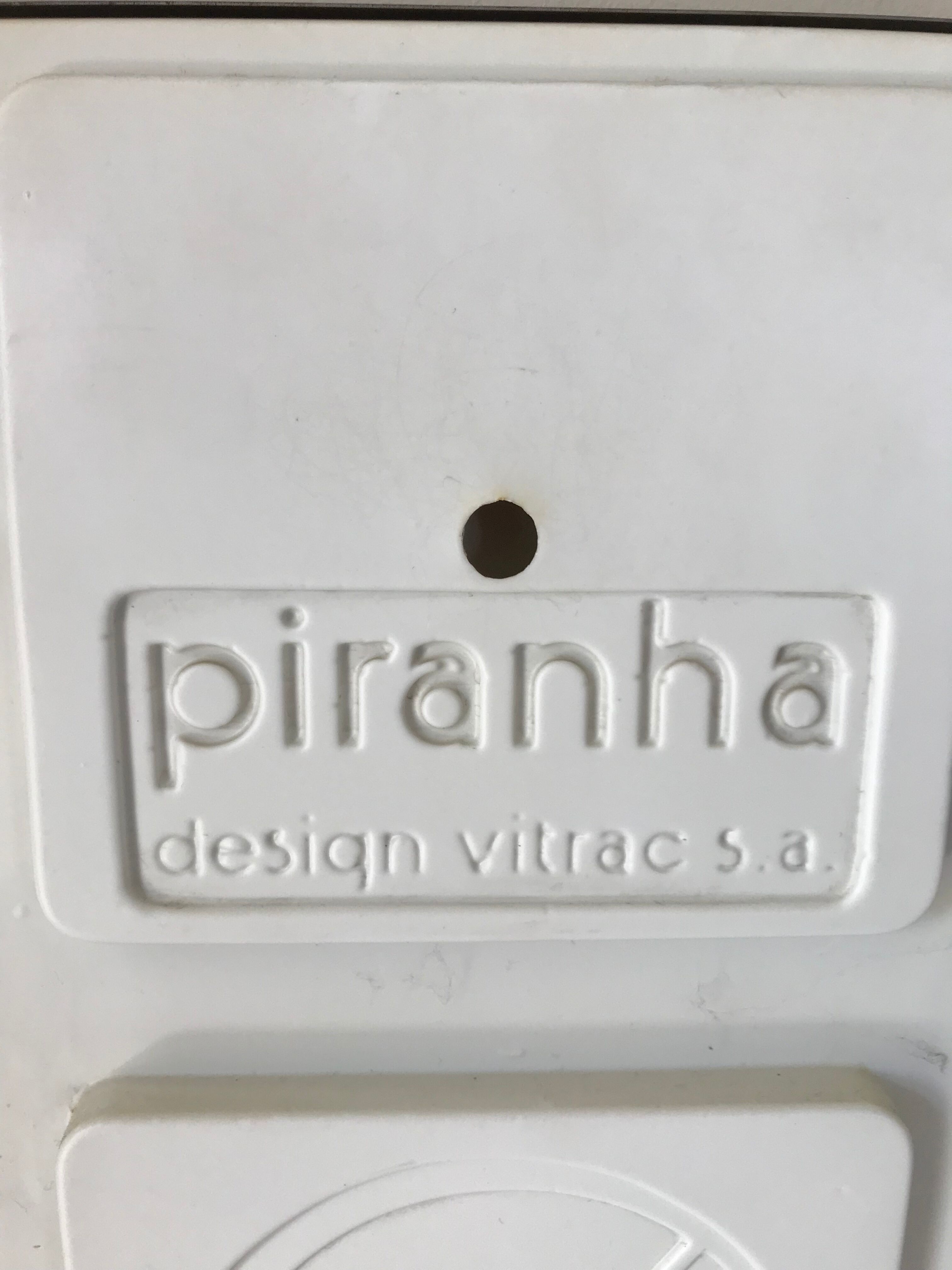 Perpetual calendar piranha design jean pierre vitras Annees 70