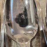 12 silver-plated dessert forks by Christofle Marly, 18.8cm