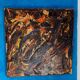 Abstract Materic Oil on Canvas Signed DE ROSA 1997 80x80cm