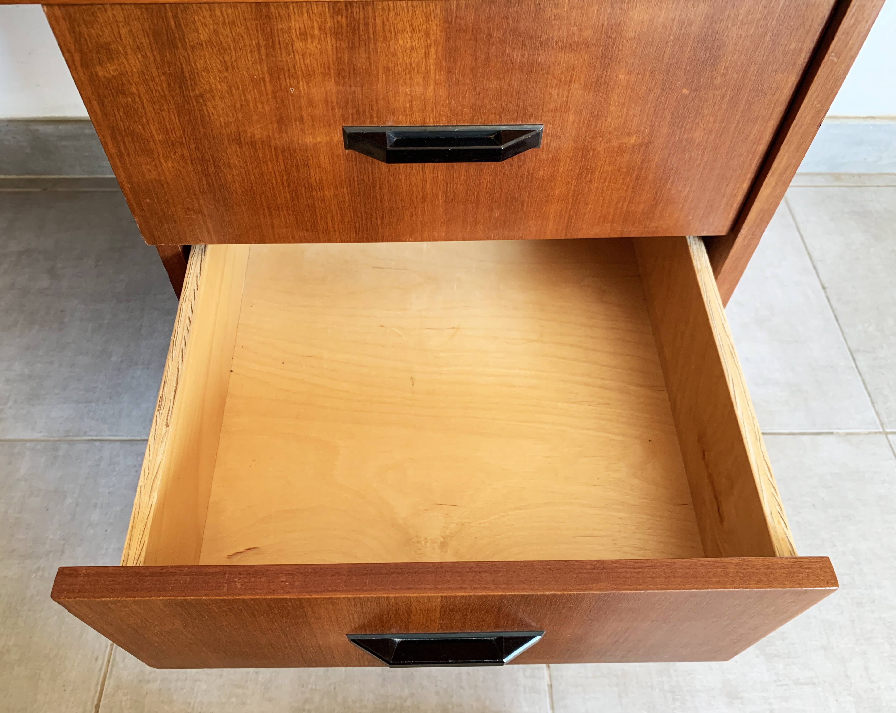 Vintage Scandinavian teak desk, year 60
