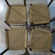 Suite de 4 chaises vintage