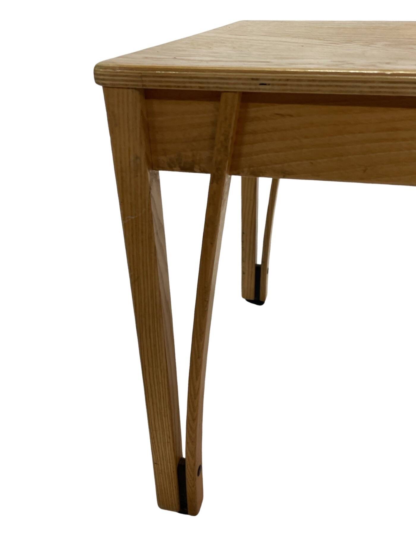 Vintage wooden chair 1980s minimalist design unique