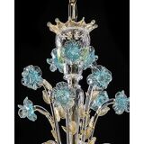 Lustre en verre de Murano début du 21ème siècle