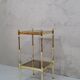 Hollywood Regency Italian brass etagere, 1970s