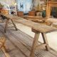 Oak bench 3m