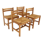 Set de 4 chaises scandinave "Asserbro", Børge Mogensen, Suède, 1960