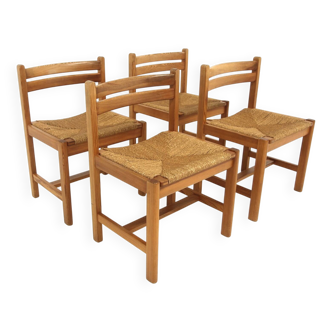 Set de 4 chaises scandinave "Asserbro", Børge Mogensen, Suède, 1960
