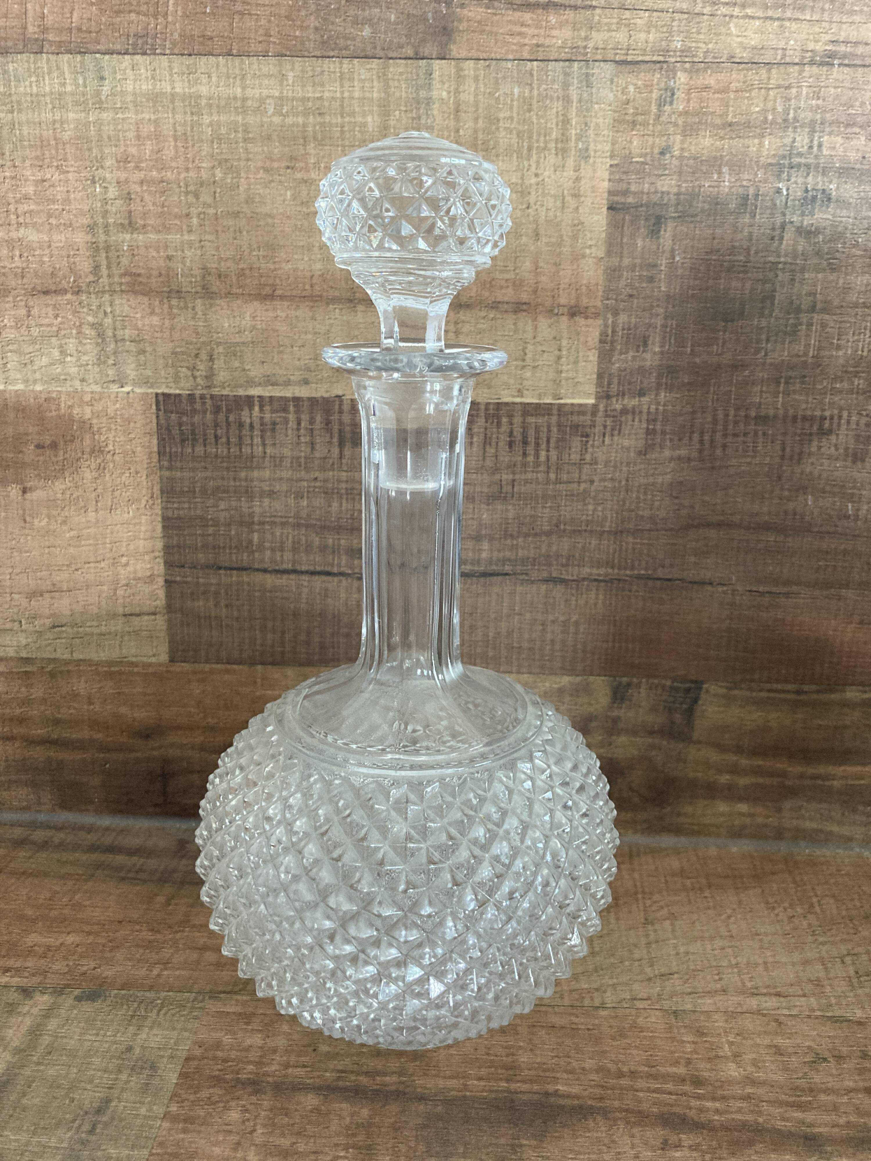 Baccarat diamond tip carafe