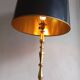 Lampe vintage en laiton et marbre