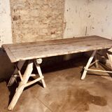 Large rustic country table