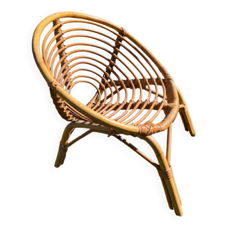 Children's rattan armchair