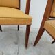 Pair of armchairs bridge era art deco walnut