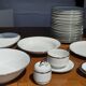 German porcelain service Winterling Marktleuthen Bavaria white