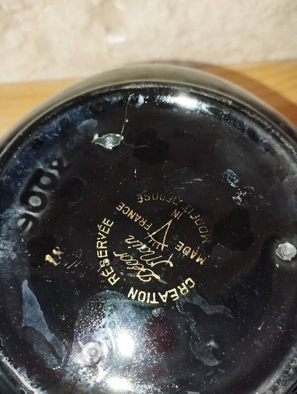 Cendrier Vallauris – Pot à tabac & porte-pipe – Création Réflexe