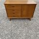 Commode vintage pieds compas