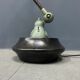 3 arm vespa green patina Jieldé lamp on cast iron base