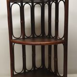Corner shelf to lay in bamboo and rattan 60