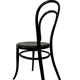 Thonet vintage black wooden chair