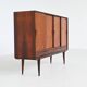 Gunni Omann highboard model 13 in rosewood Omann Jun Denmark 1960