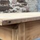 Raw fir farmhouse table