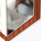 Teak diamond mirror - Scandinavian