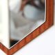 Teak diamond mirror - Scandinavian