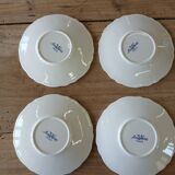 4 tasses et soucoupes anciennes