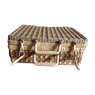 Valise en osier