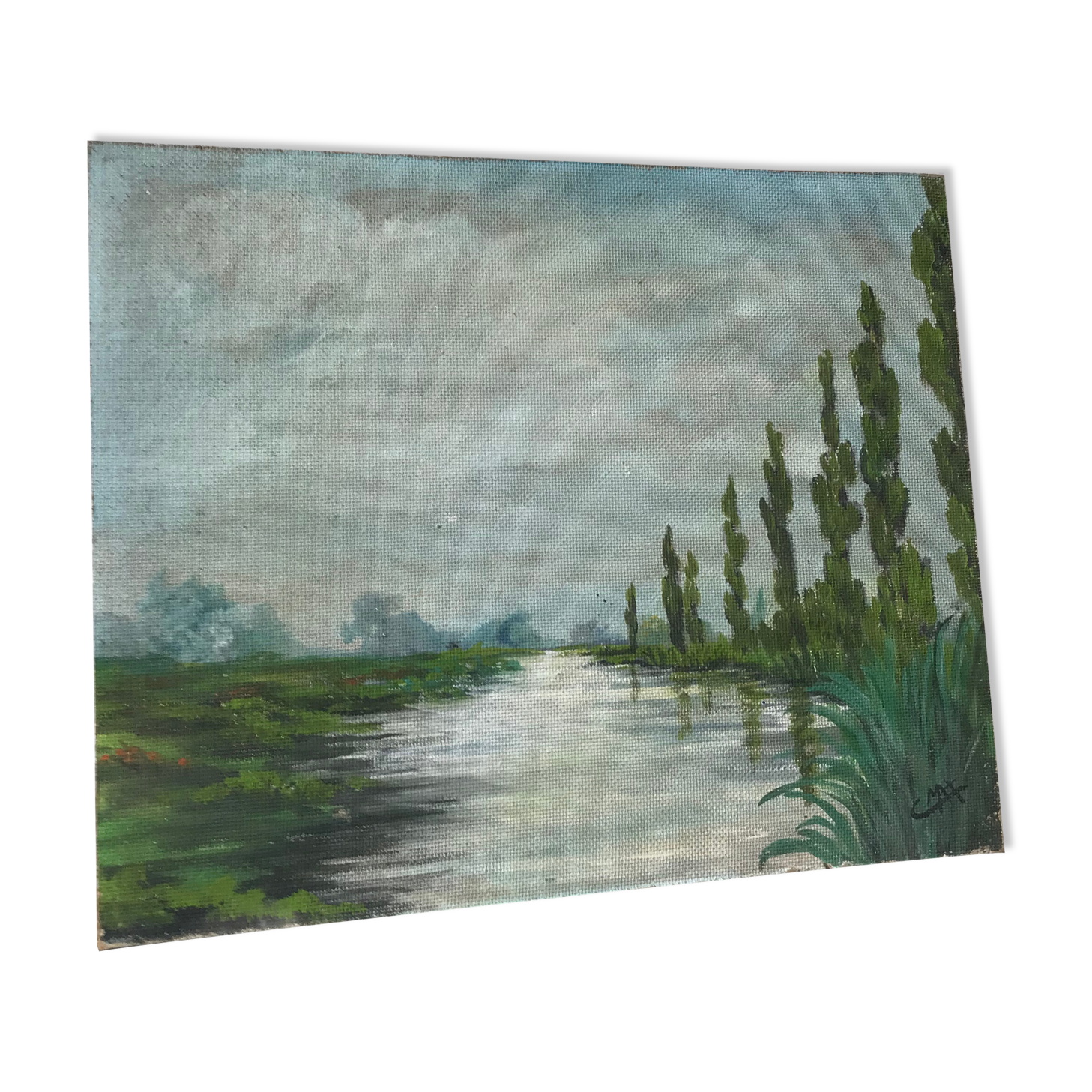 Peinture huile paysage