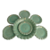 Celadon Green Earthenware Bowl & Plates, Nittsjö, Sweden, 1960s
